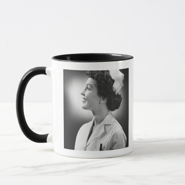 Nurse Posing Mug (Left)