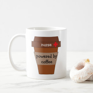 Nurse Powered By Coffee Coffee Mug