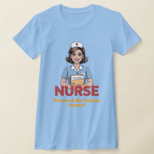 Nurse Powered by Coffee T-shirt