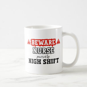 Nurse Powered By Night Shift   Nurse & Healthcare Coffee Mug