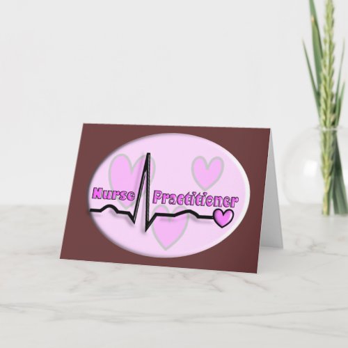 Nurse Practioner Gifts_QRS Segment Design Card