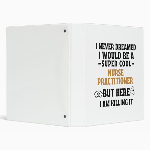 NURSE PRACTITIONER 3 RING BINDER