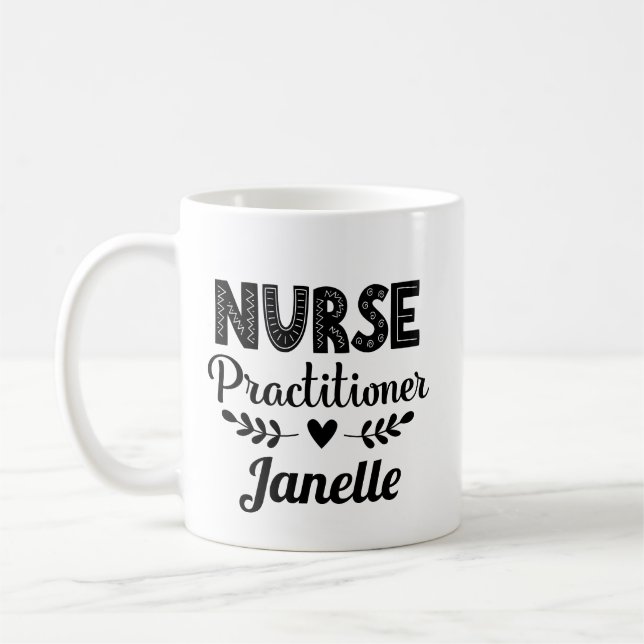 Nurse Practitioner Appreciation Gift Coffee Mug (Left)