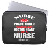 FNP Brain of A Doctor Heart of A Nurse Leather Bag