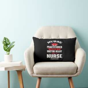 Nurse Practitioner Brains Of A Doctor Heart Of Lumbar Pillow