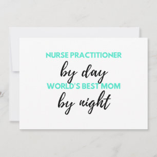 Nurse Practitioner By Day World's Best Mom 2 Holiday Card