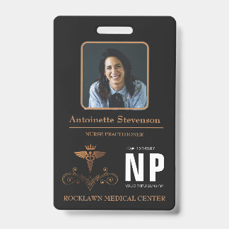 Nurse Practitioner Caduceus Badge
