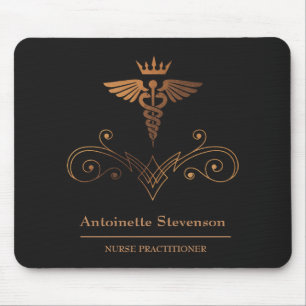 Nurse Practitioner Caduceus Mouse Pad