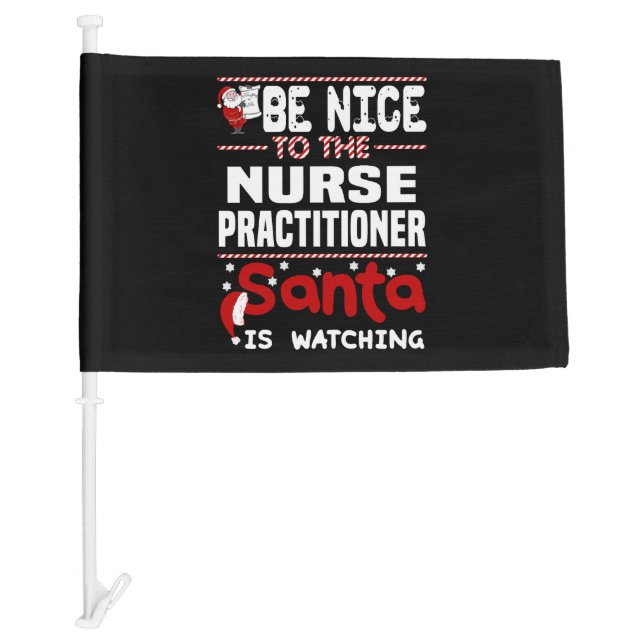 Nurse Practitioner Car Flag (Front)