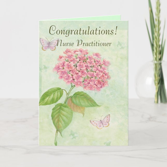 Nurse Practitioner "Congratulations" Card (Front)