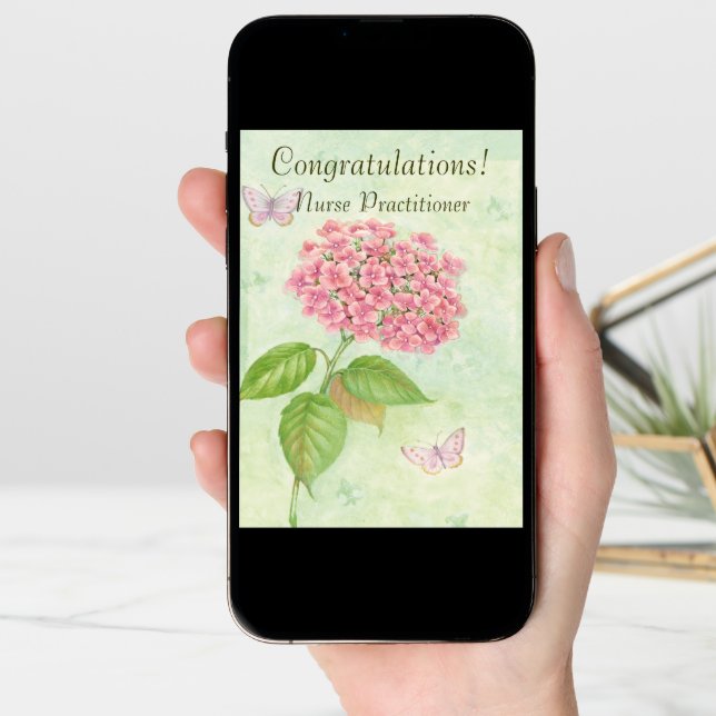 Nurse Practitioner "Congratulations" Card (Front Digital)
