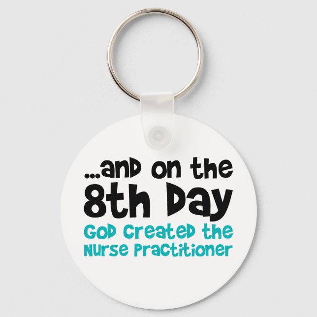 Nurse Practitioner Creation Keychain (Front)
