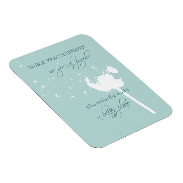 Nurse Practitioner Dandelion Magnet (Right Side)