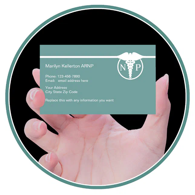 Nurse Practitioner Design Business Card Zazzle