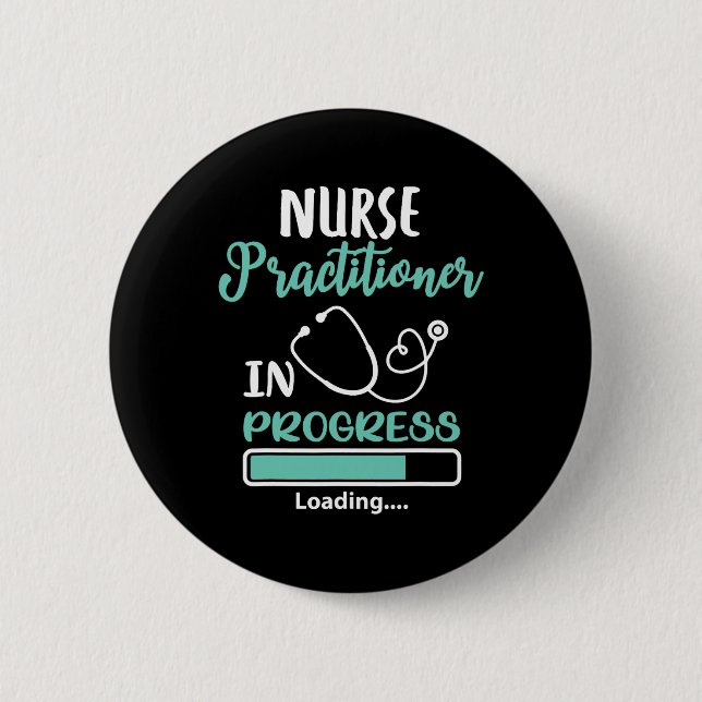 Nurse Practitioner Gifts Apparel Co. Nurse Practit Button (Front)