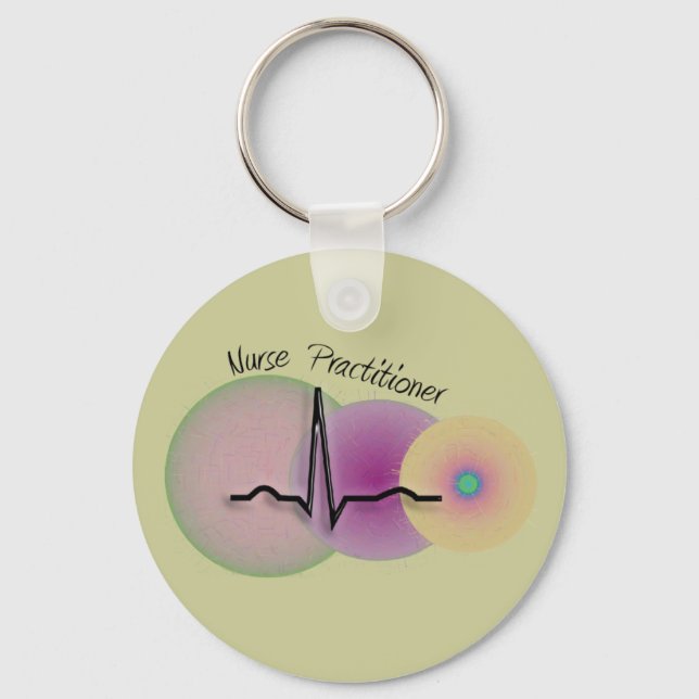 Nurse Practitioner Gifts Keychain (Front)
