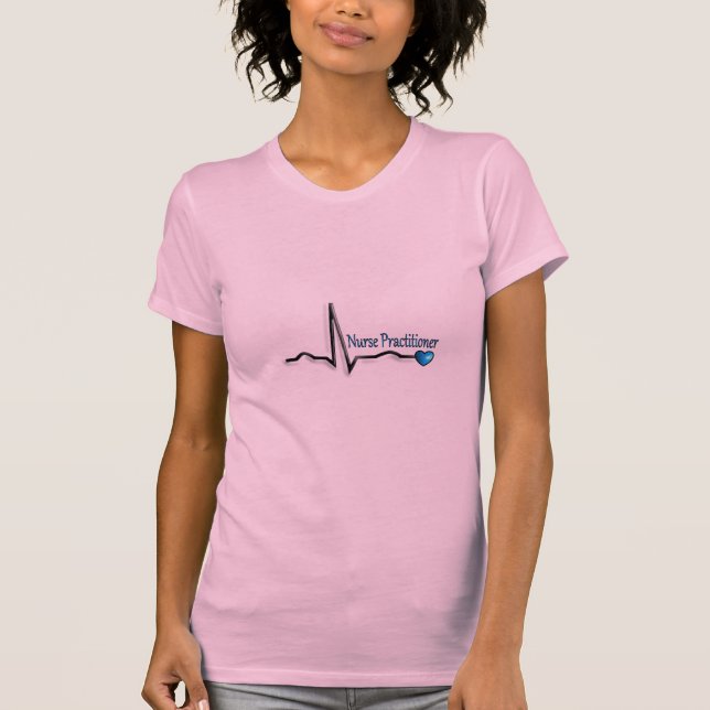 Nurse Practitioner Gifts QRS Design T-Shirt (Front)