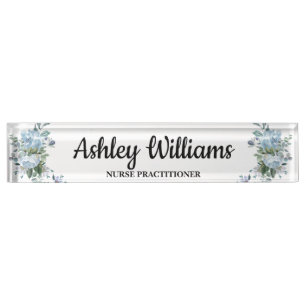 Nurse Practitioner Graduation Gift for NP Grad Desk Name Plate