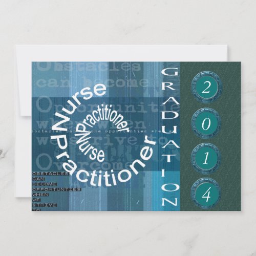 Nurse Practitioner Graduation Invitations II