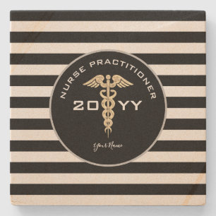 Nurse Practitioner Graduation Personalized Stone Coaster