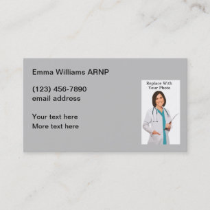 Nurse Practitioner Medical Healthcare Business Card