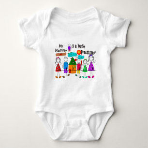 Nurse Practitioner Mommy Baby Bodysuit
