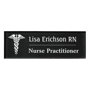Nurse Practitioner Name Tag Personalized