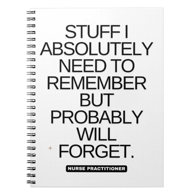 Nurse Practitioner Notebook (Front)