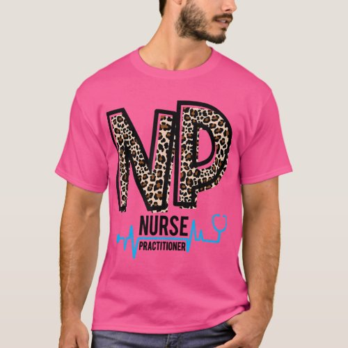 Nurse Practitioner NP Heartbeat Nursing Students N T_Shirt