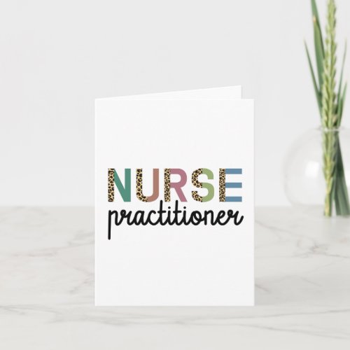 Nurse Practitioner NP nurse appreciation gifts Card
