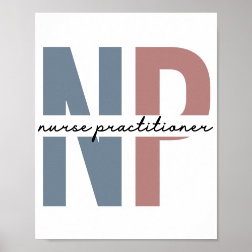 Nurse Practitioner NP nurse appreciation gifts Poster
