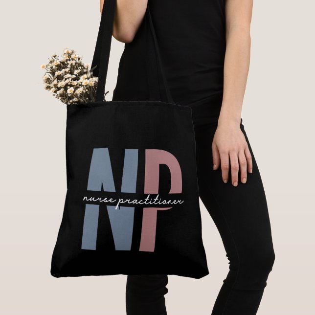 Nurse Practitioner NP nurse appreciation gifts Tote Bag (Close Up)