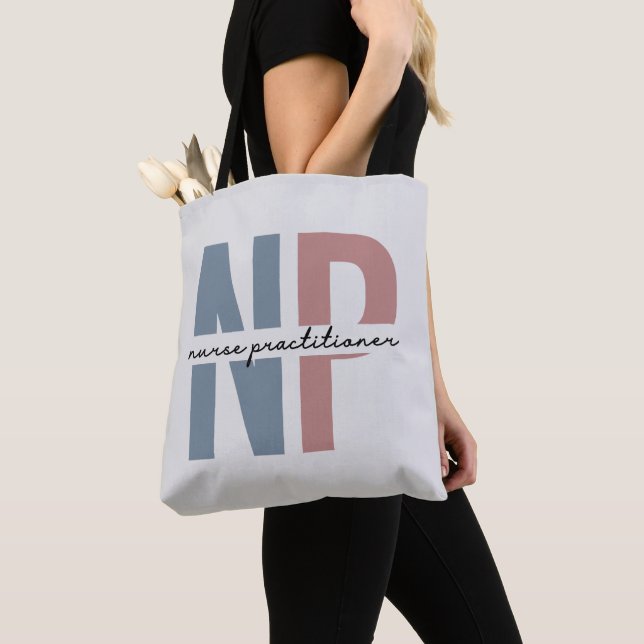 Nurse Practitioner NP nurse appreciation gifts Tote Bag (Close Up)