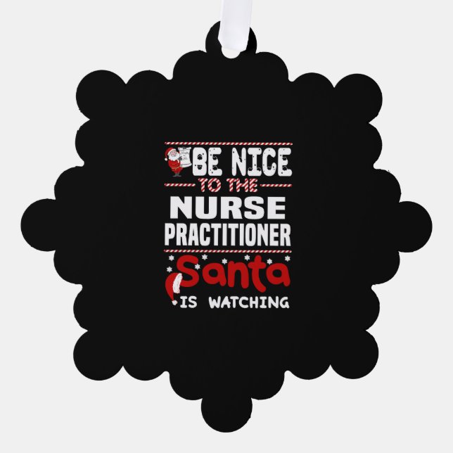 Nurse Practitioner Ornament Card (Front)