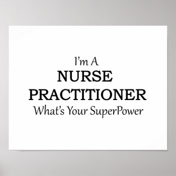 Nurse Practitioner Poster by medical_gifts at Zazzle
