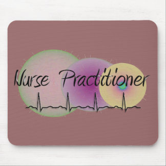 Nurse Practitioner QRS Design Mouse Pad