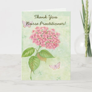Nurse Practitioner "Thank You Card" Letterpress Thank You Card