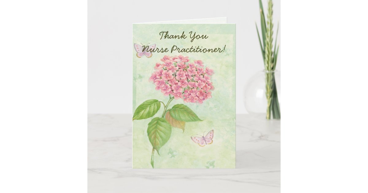 Nurse Practitioner "Thank You Card" Thank You Card Zazzle
