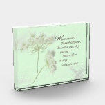 Nurse Practitioner Touch Lives Wildflower Acrylic Award<br><div class="desc">A Nurse Practitioner is a job that deals with people and medicine in a professional level. This wildflower gift,  souvenir,  giveaway or party essential will touch the heart,  just as the Nurse Practitioner touches the heart and lives of their patients.</div>