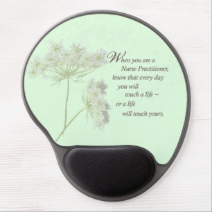 Nurse Practitioner Touch Lives Wildflower Gel Mouse Pad
