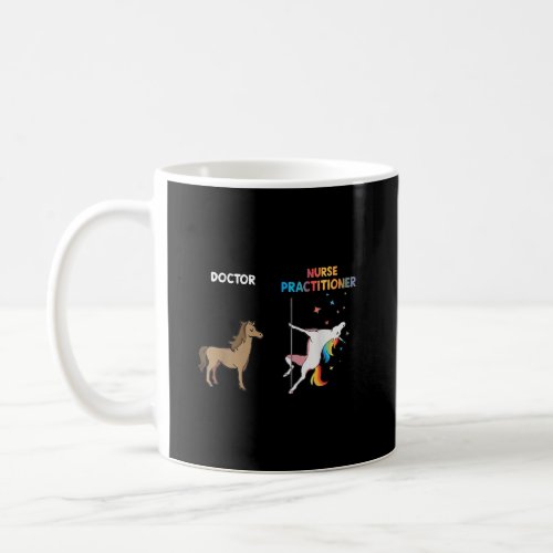 Nurse Practitioner Unicorn Dancing Pole Coffee Mug