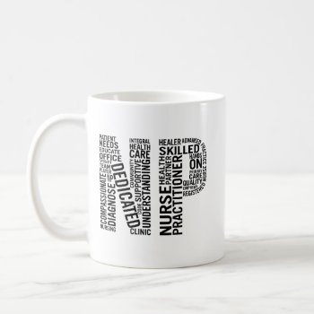 Nurse Practitioner Word Art NP Coffee Mug