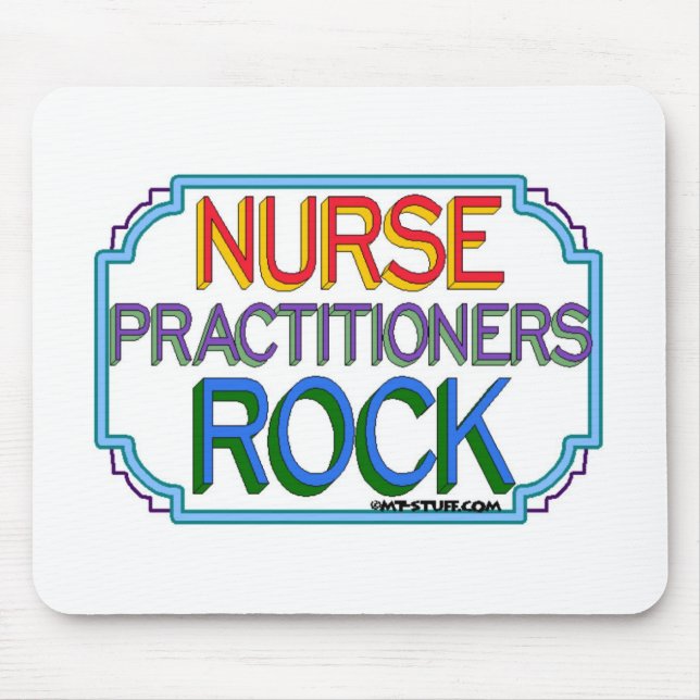 Nurse Practitioners Rock Mouse Pad (Front)
