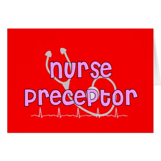 Nurse Preceptor Gifts Cards (Front Horizontal)