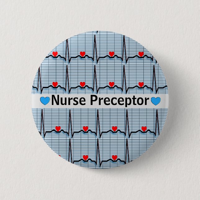 Nurse Preceptor Rhythms Button (Front)