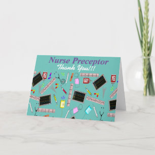 Nurse Preceptor THANK YOU 3 Card