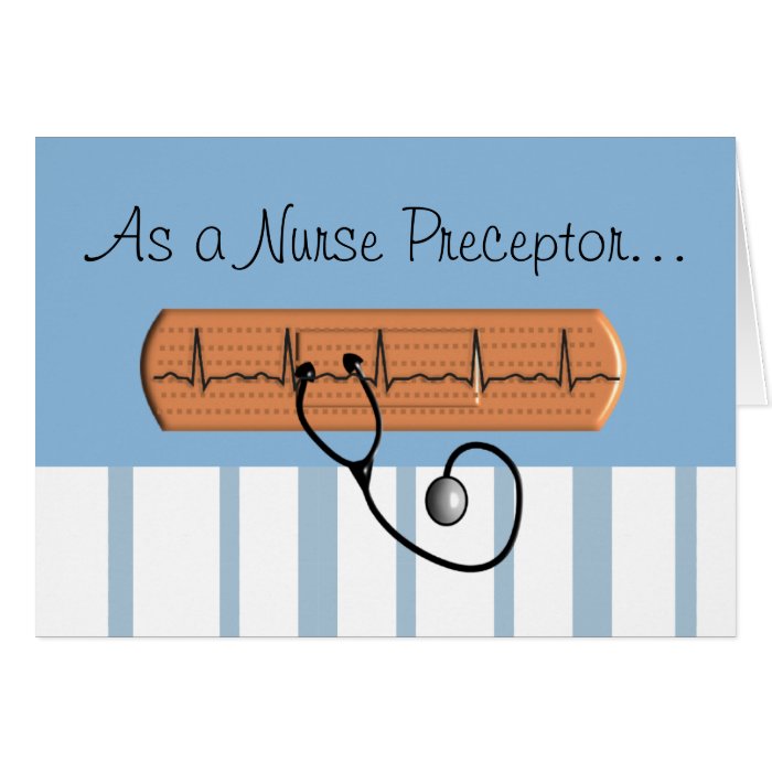 Nurse Preceptor Thank You Card