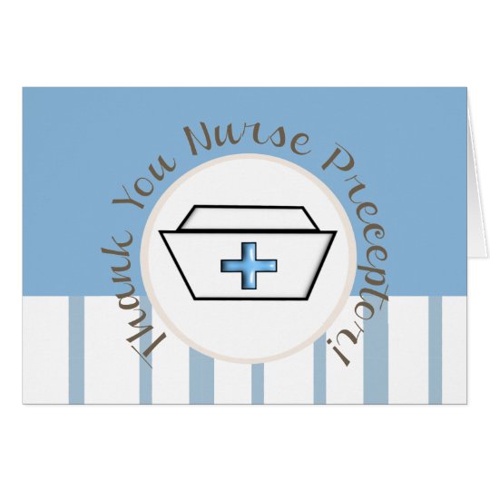 Nurse Preceptor Thank You Card Zazzle