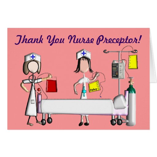 Nurse Preceptor Thank You Cards | Zazzle