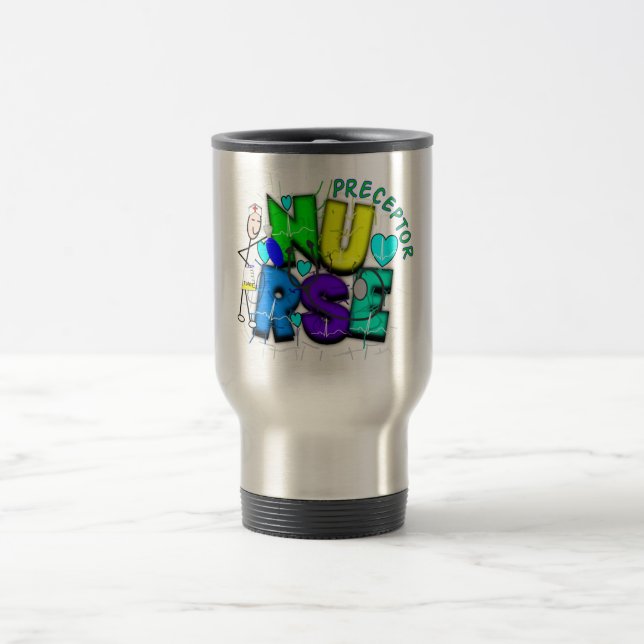 Nurse Preceptor "Thank  You" Gifts Travel Mug (Center)